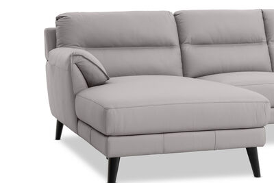 LYDIA LEATHER - 3 Seater LHF Chaise