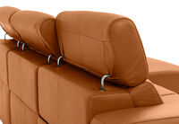 DAMIAN LEATHER - 3 Seater Sofa with RHF Chaise DAMIAN LEATHER