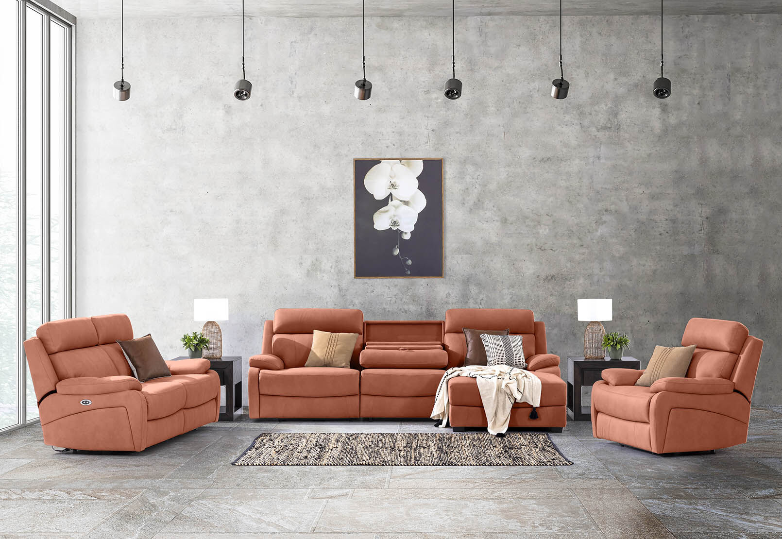 LYNCOLN - Fabric Electric Recliner LYNCOLN