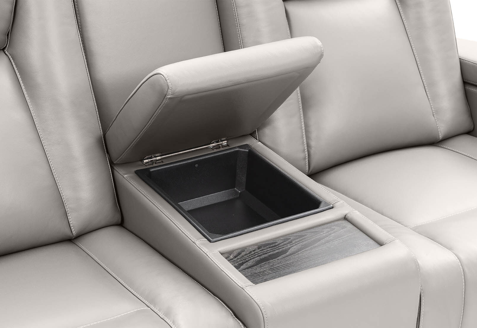 SENTINAL MK2 LEATHER - 2 Seater with 2 Electric Recliners and Console SENTINAL MK2 LEATHER