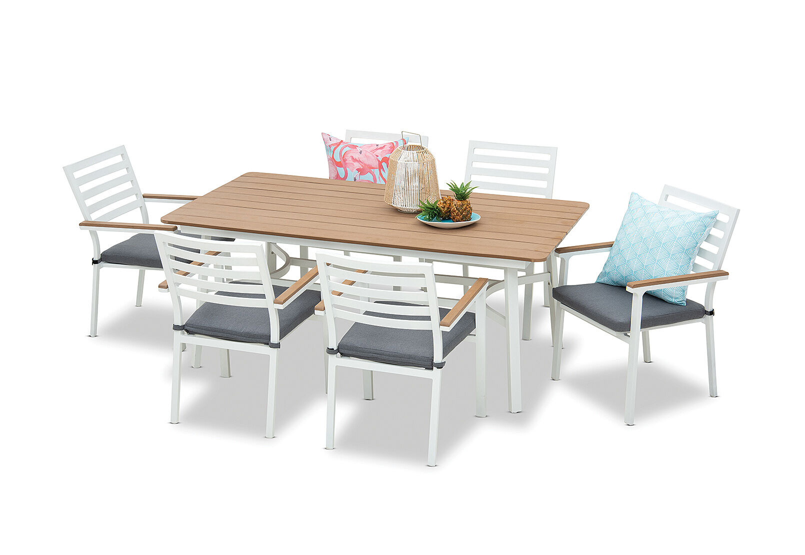 TANGALOOMA - 7 Piece Outdoor Dining Setting TANGALOOMA