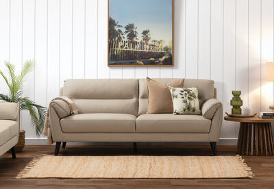 LYDIA LEATHER - 3 Seater
