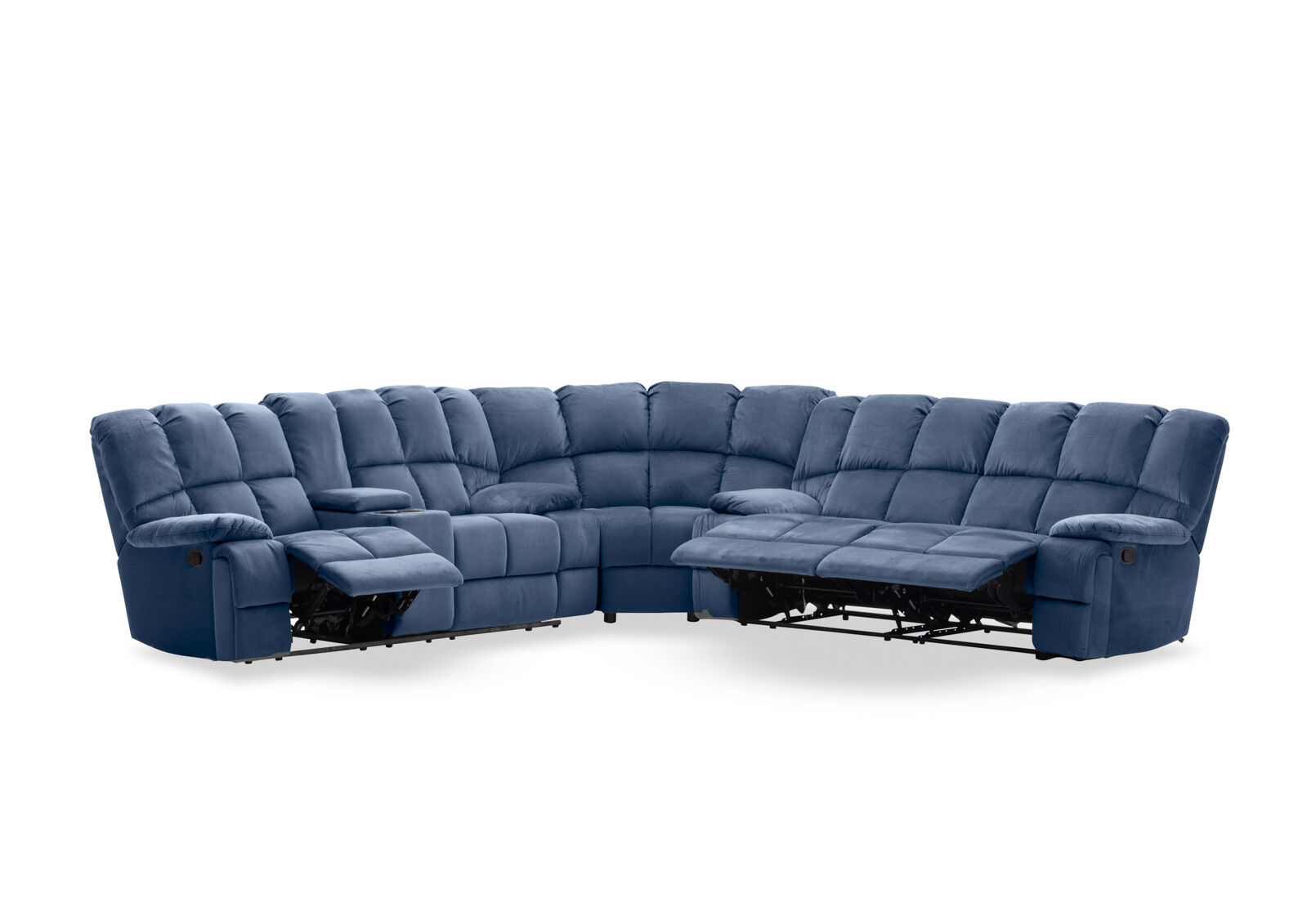LEBRON FABRIC - Corner with Recliners LEBRON FABRIC