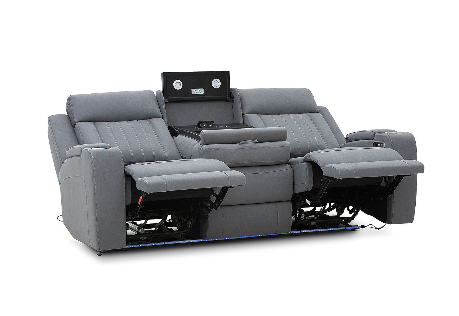 HERCULES - Fabric 3 Seater with Inbuilt Electric Recliners HERCULES