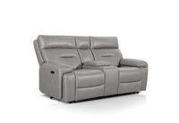 HOLLYWOOD FABRIC - 2 Seater with Electric Recliners & Console HOLLYWOOD FABRIC