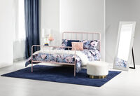 EDINBURGH - Light Pink Queen Bed EDINBURGH