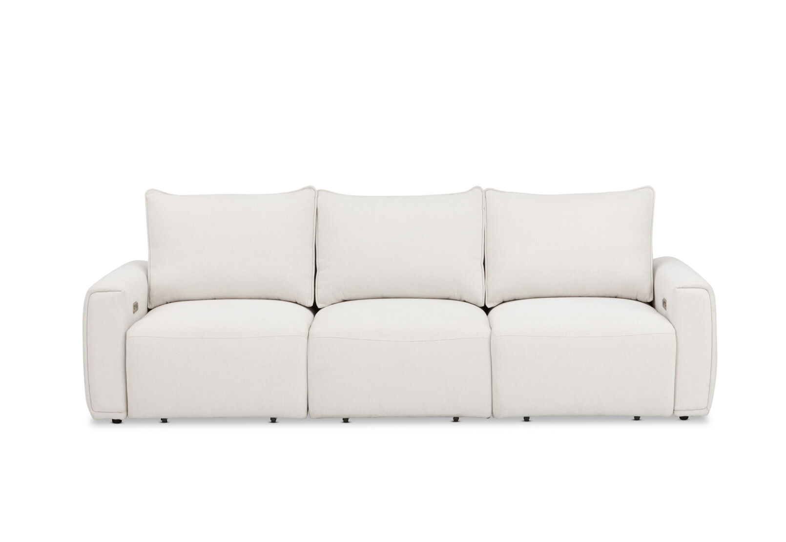 MIKAELA - 3 Seater with Sliding Electric Chaise MIKAELA