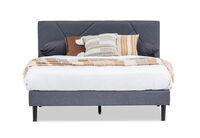 FRAZIER - Dark Grey Queen Bed FRAZIER