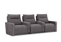 ALCINA FABRIC - 3 Seater Theatre Suite ALCINA FABRIC