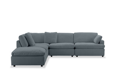 SUNNI FABRIC - 5 Piece Lounge Setting