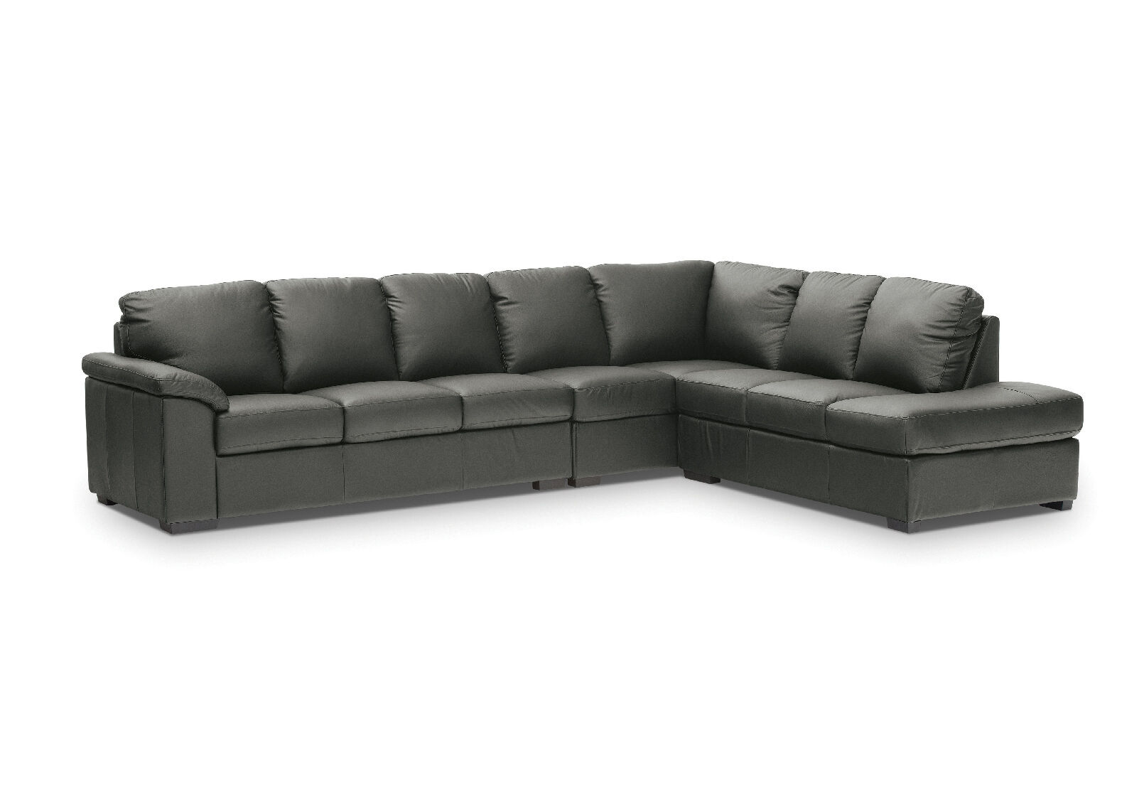 Amart leather corner sale lounge