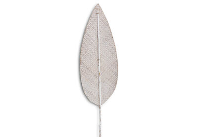ANWAR - 180cm White Deco Leaf