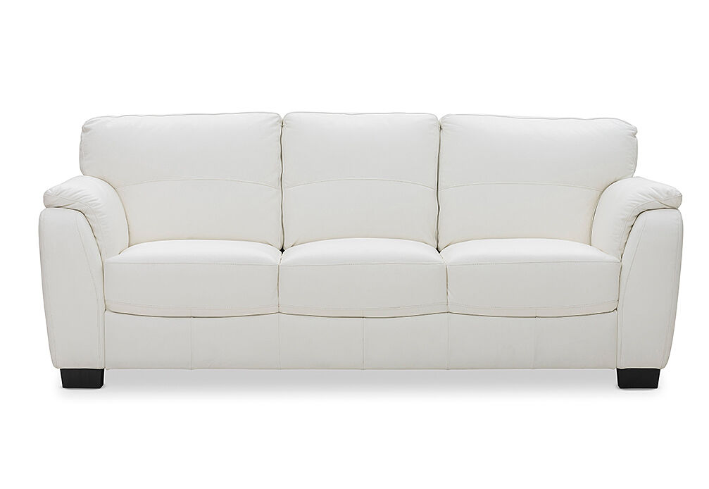 White leather sofa sales 3 seater