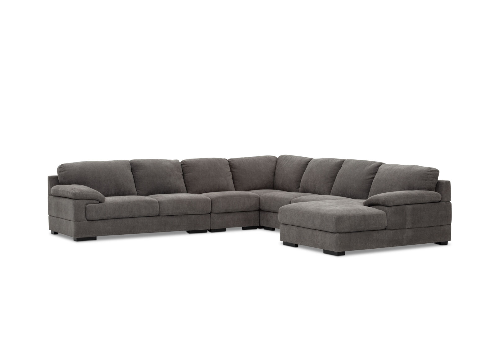 CANDACE FABRIC - 7 Seater Corner RHF Chaise CANDACE FABRIC