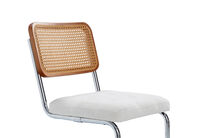 ELANE - White set of 2 Dining Chairs ELANE