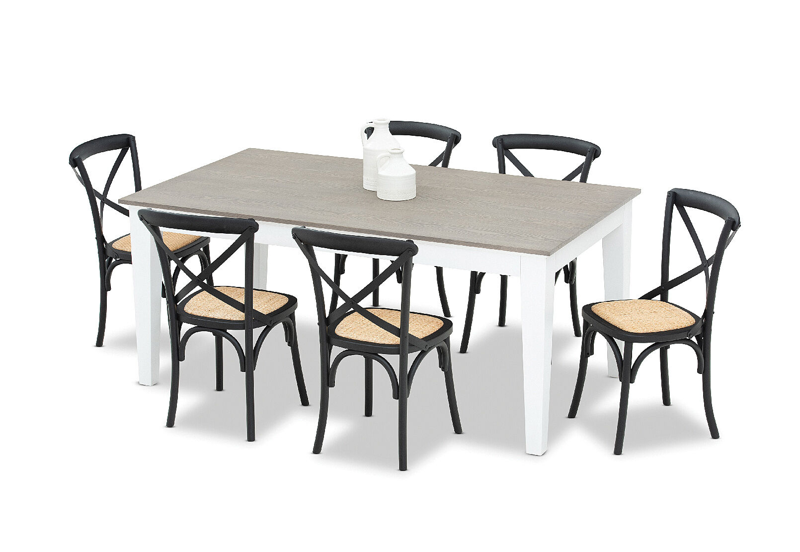Marseille 7 Piece Bordeaux Dining Suite Amart Furniture