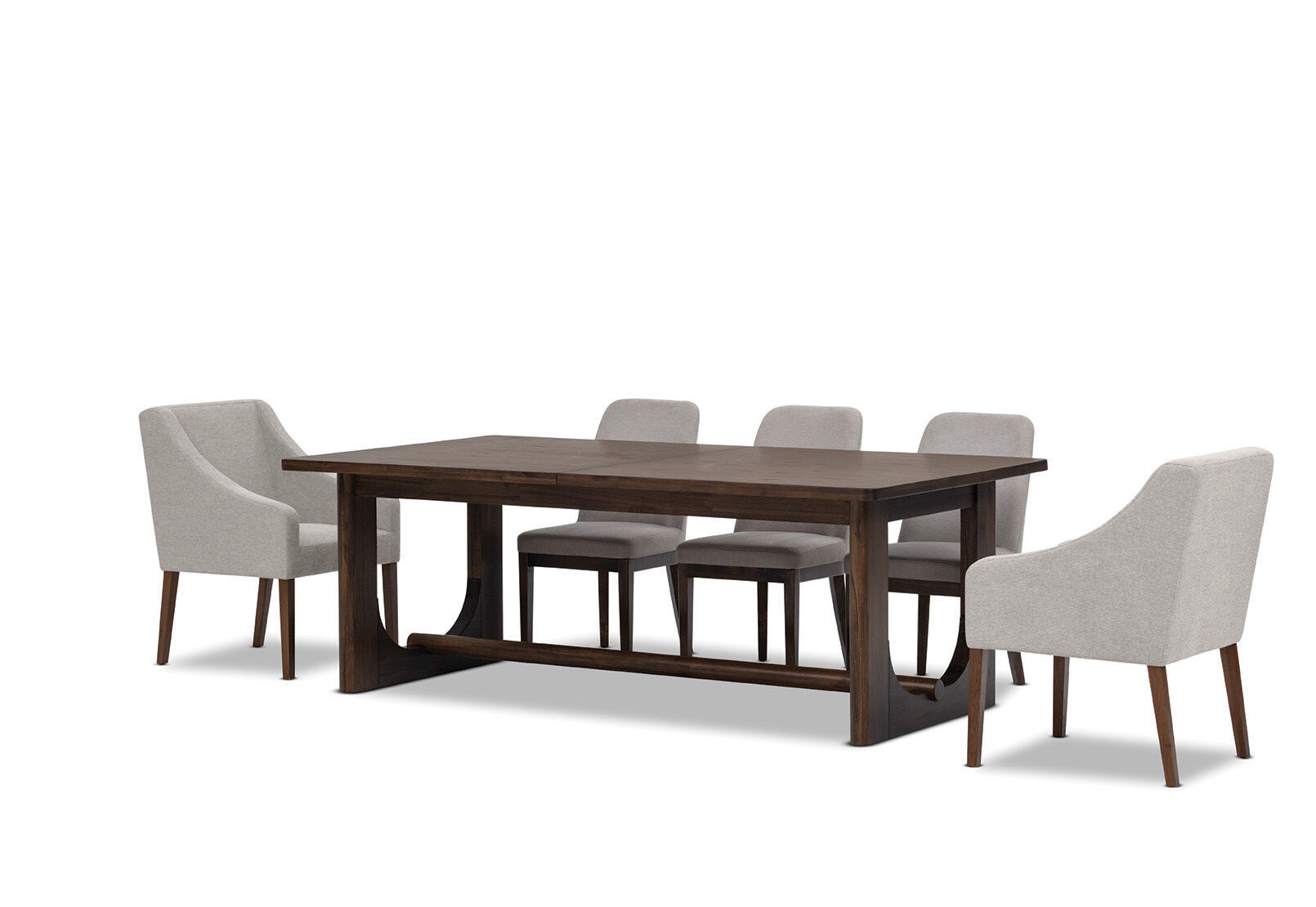 NICCOLO - 9 Piece Extension Dining Suite with 2 Volante and 6 Santino Dining Chairs. NICCOLO