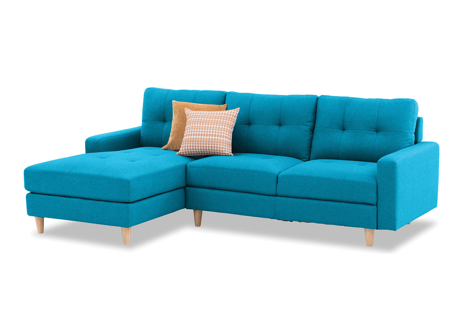 KELLER - Fabric 3 Seat LHF Chaise KELLER