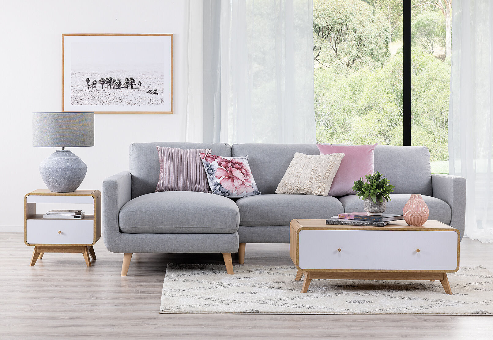 Amart phoebe sale 3 seater chaise