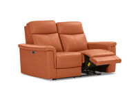 SERGIO LEATHER - 2 Seater with Electric Recliners SERGIO LEATHER