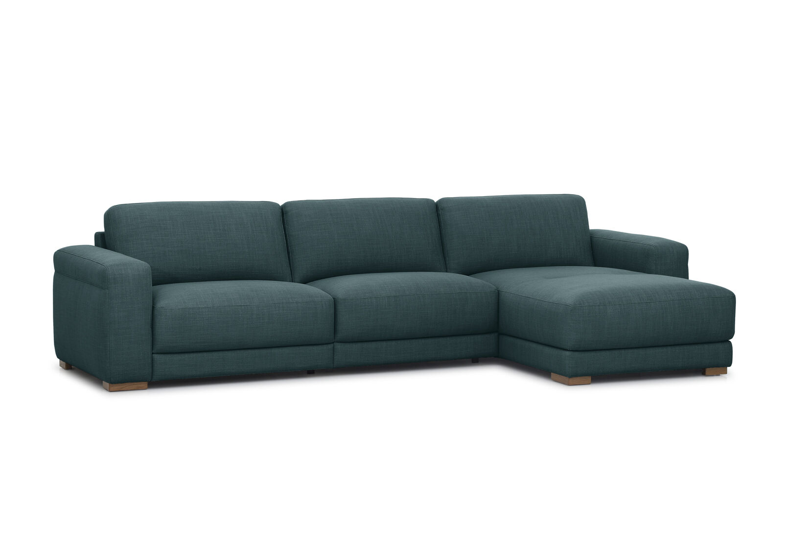 LEONE FABRIC - 3 Seater Sofa with RHF Chaise LEONE FABRIC