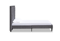 ARNOLD - Dark Grey King Bed ARNOLD