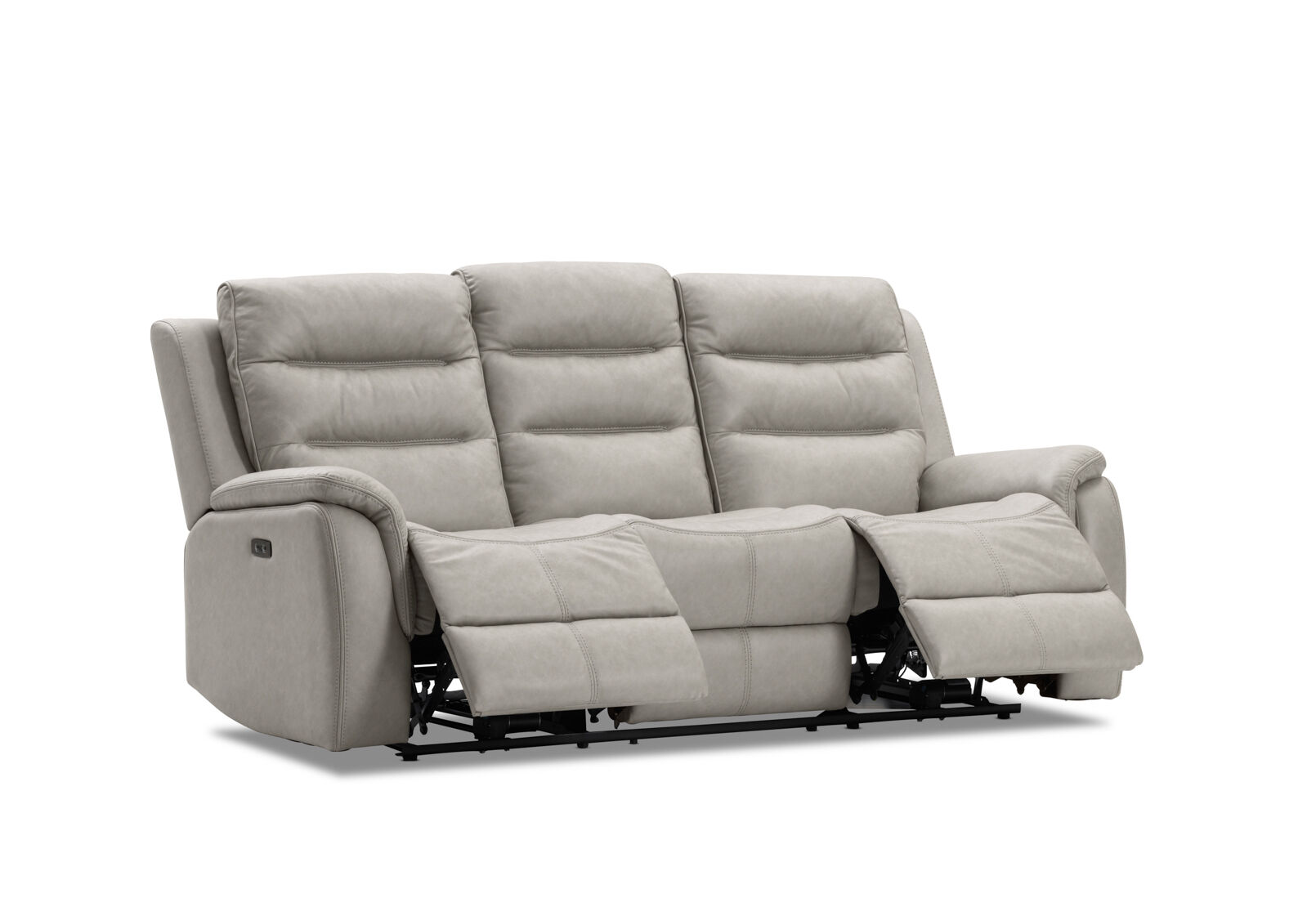 NADAL FABRIC - 3 Seater Sofa with 2 Electric Recliners NADAL FABRIC