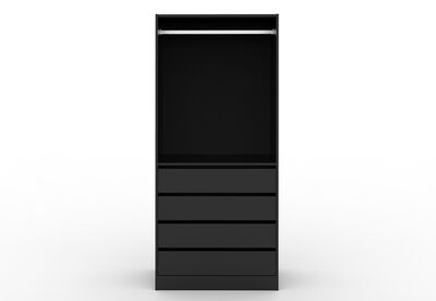 HOWARD - 4 Drawer Wardrobe