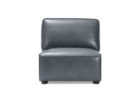 BARTELLE LEATHER - Modular Armless Chair BARTELLE LEATHER