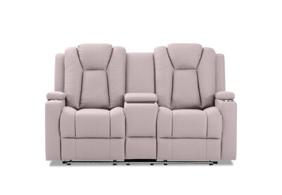 TRAVIS FABRIC - 2 Seater with Recliners and Console