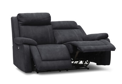SAN MARCO - Fabric 2 Seater Sofa with Electric Recliners