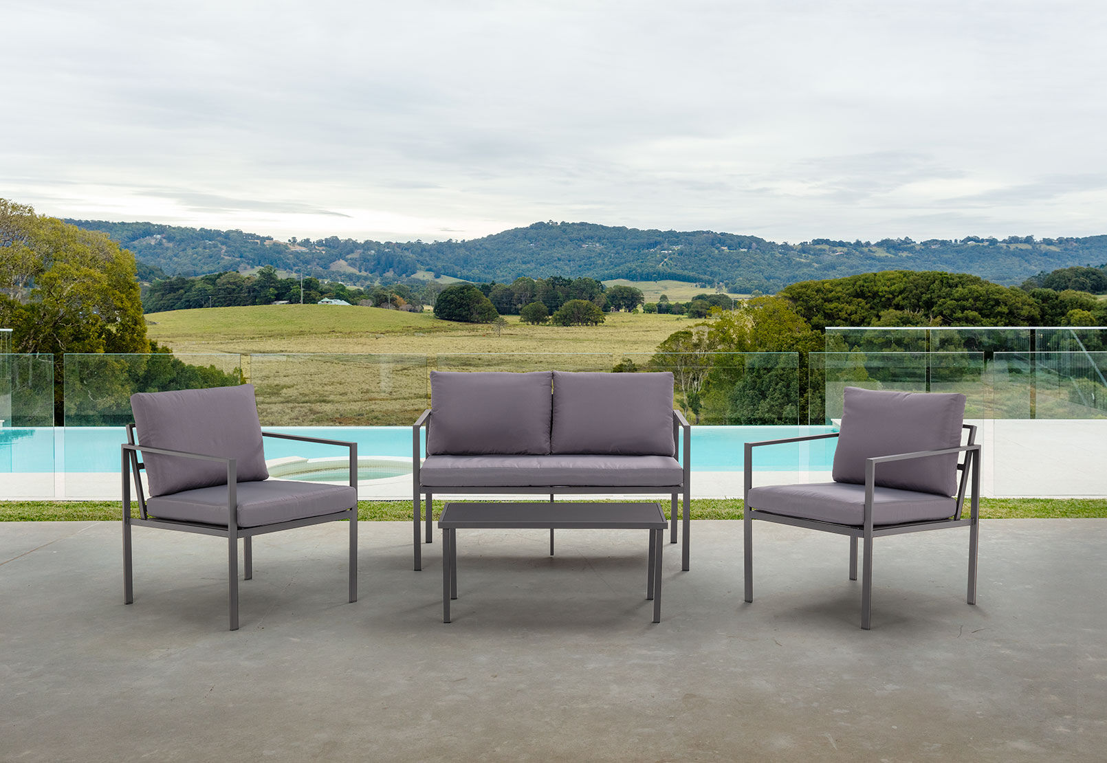 RICCIO - 4 Piece Outdoor Lounge RICCIO