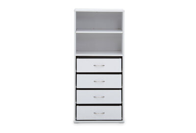 SPACESAVER - Module 4 Drawer Unit with 2 Shelves