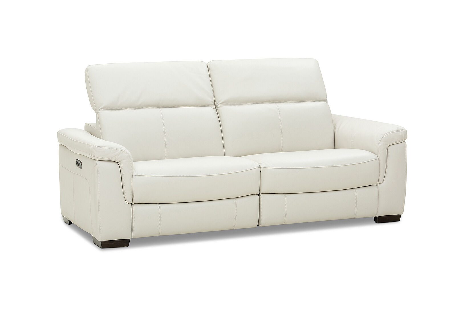 LUCIANO - Leather 2.5 Seater Sofa with 2 Electric Recliners LUCIANO