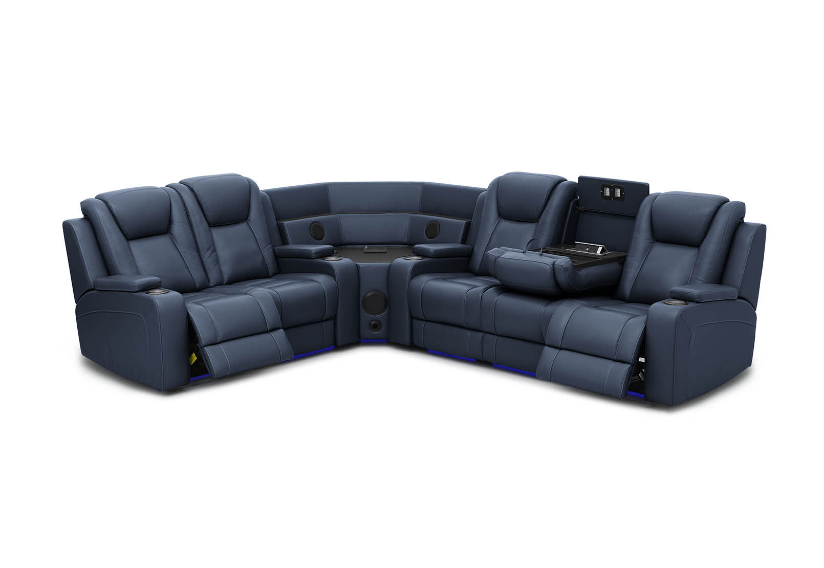 SENTINAL MK2 LEATHER - 5 Piece Corner with RHF 3 Seater SENTINAL MK2 LEATHER