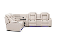 SENTINAL MK2 LEATHER - 4 Piece Corner with RHF Console SENTINAL MK2 LEATHER