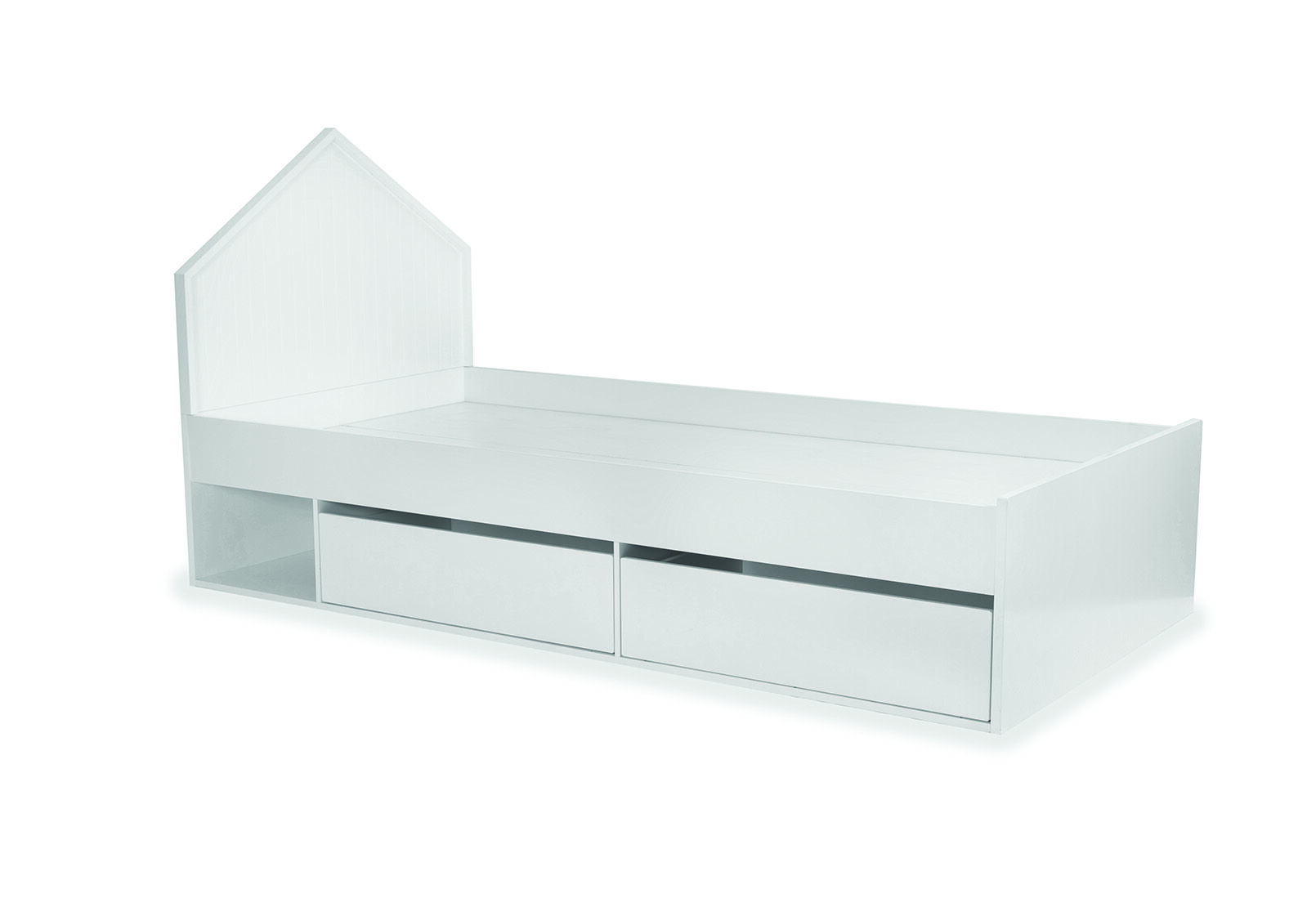 McLEAN - Single Bed House Headboard with Storage McLEAN
