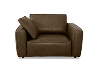 CIMIANO LEATHER - 1.5 Seater Accent Chair CIMIANO LEATHER