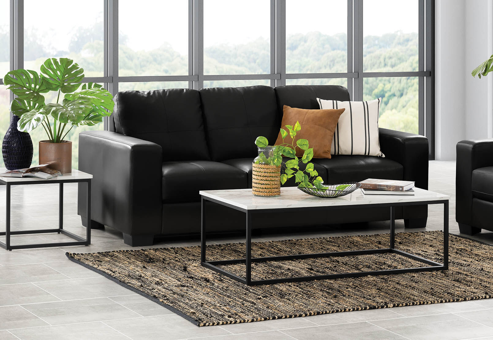 Leather lounge best sale suites amart