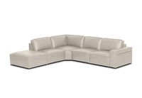 BARTELLE LEATHER - 5 Piece LHF Corner Chaise BARTELLE LEATHER