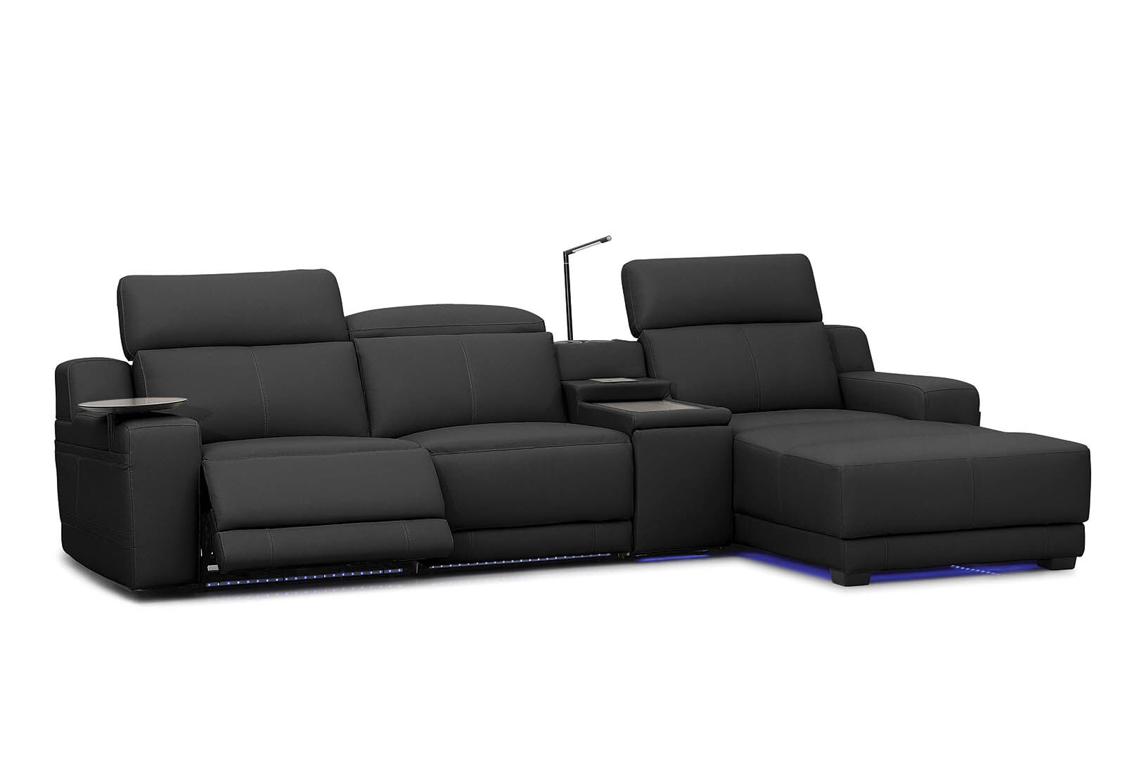 CASSIUS MK2 LEATHER - 3 Seater RHF Chaise CASSIUS MK2 LEATHER