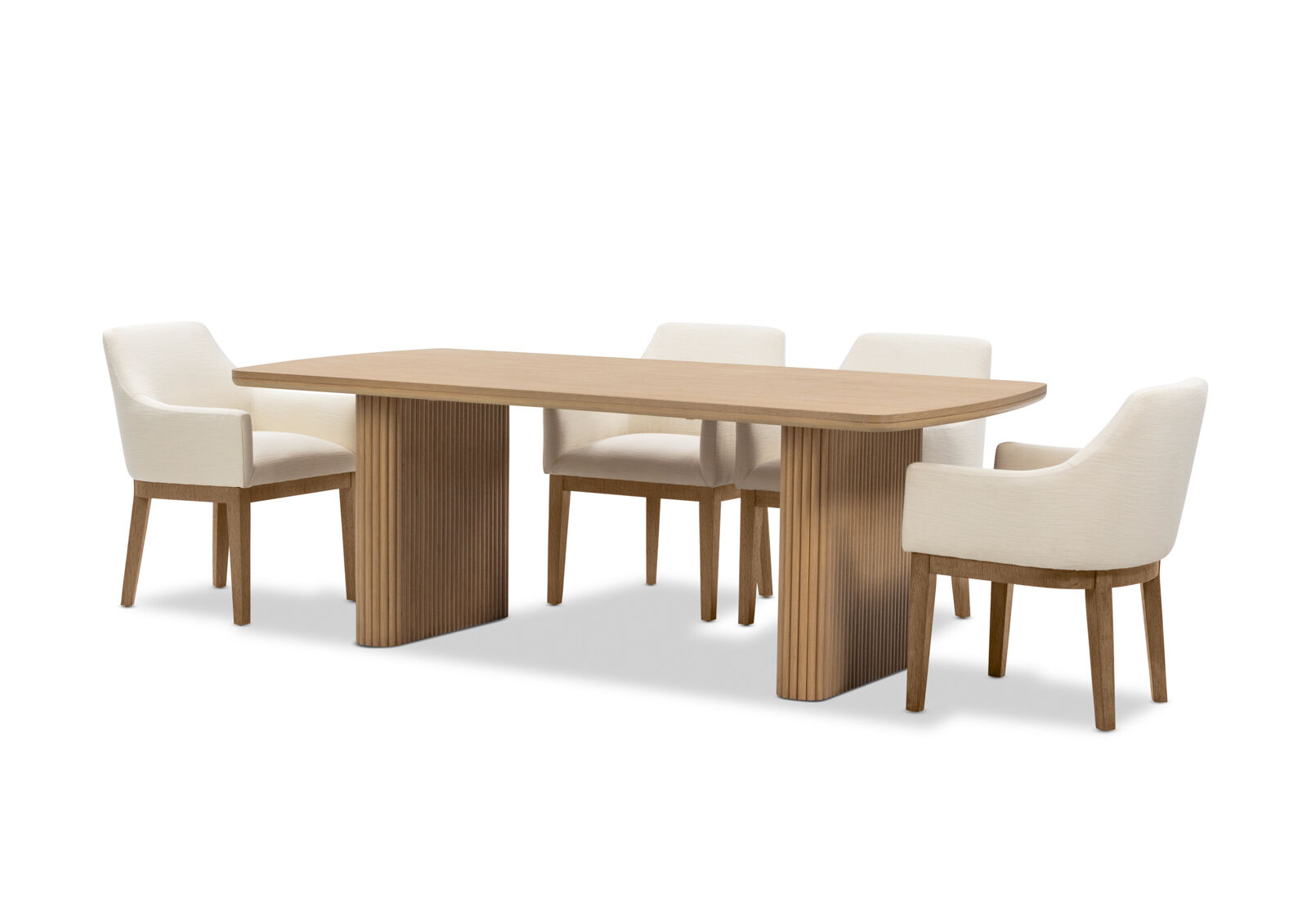 MIRAN - 7 Piece 2100 Dining Suite with Armondo Dining Chairs MIRAN