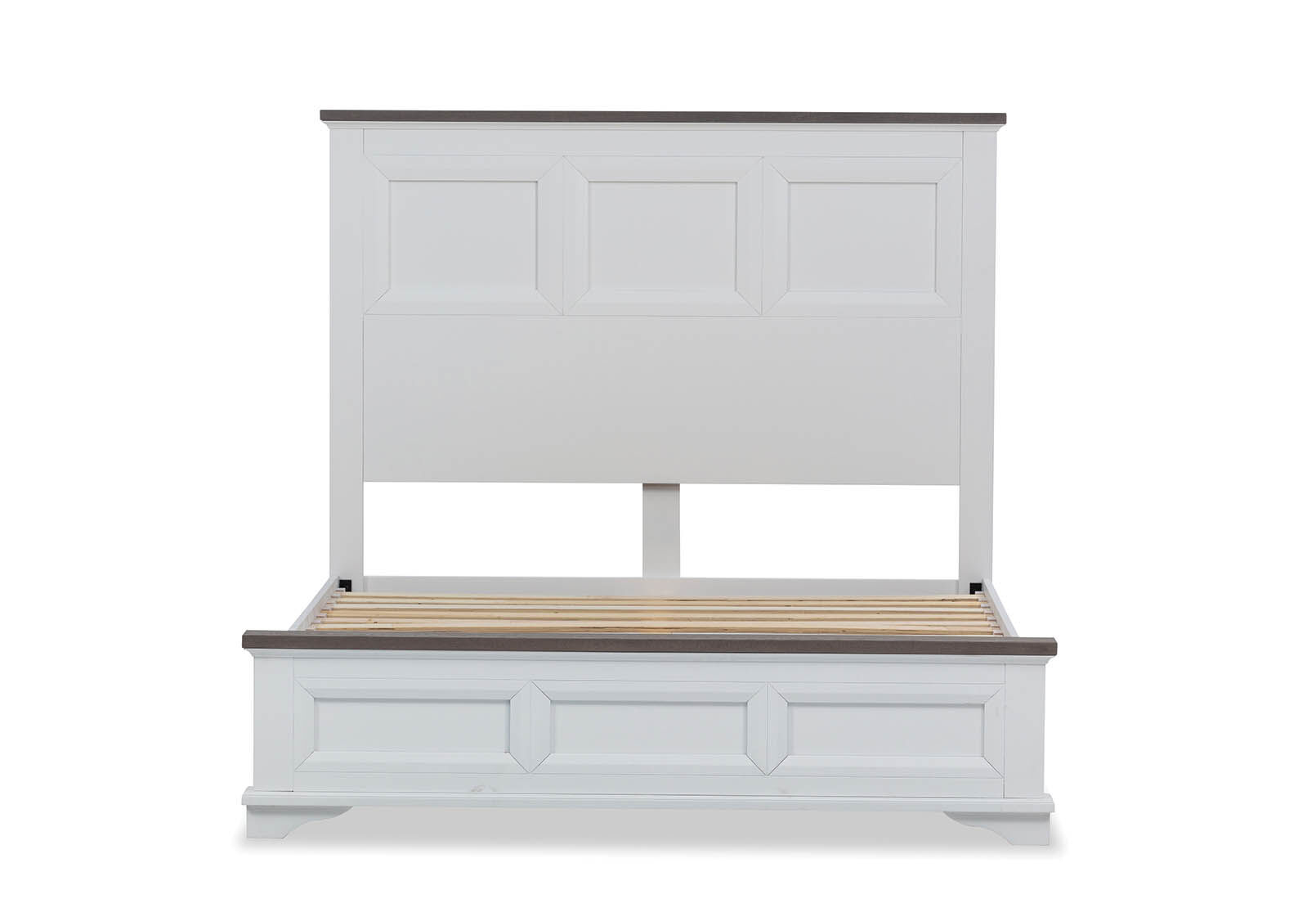 WHITE MARSEILLE MK2 Queen Bed