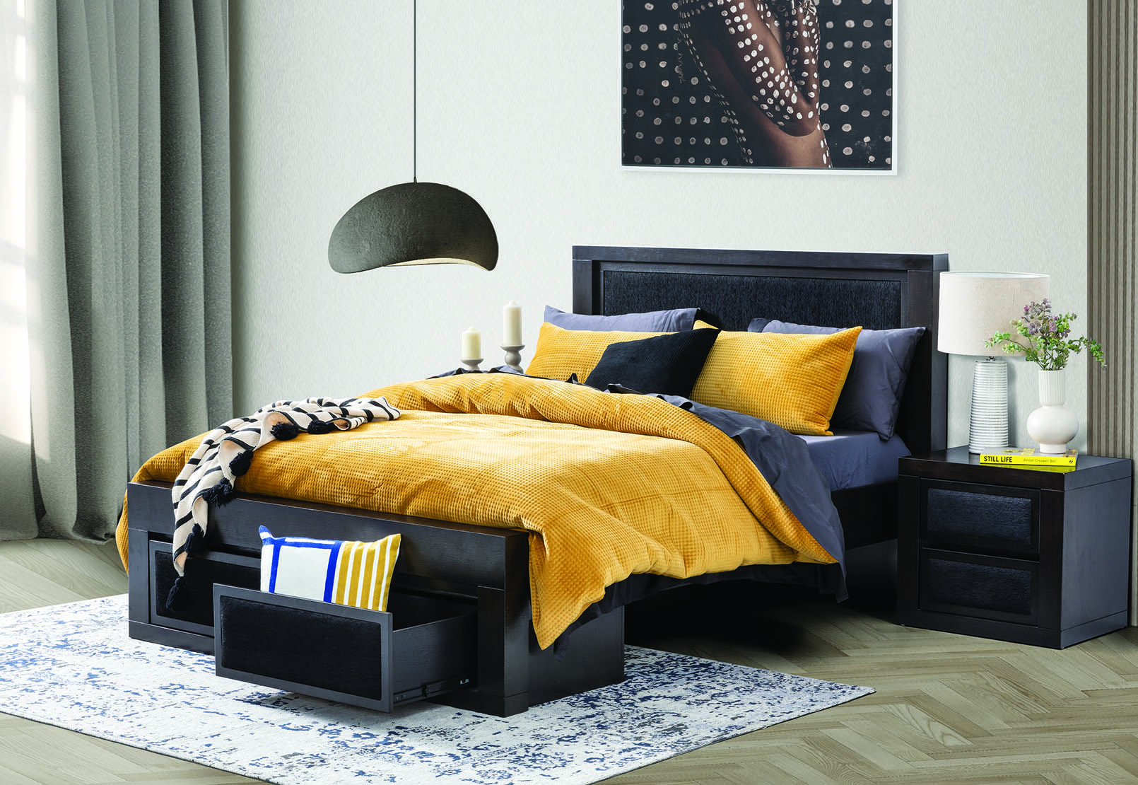 CHARCOAL BOUTIQUE MKII King Bed
