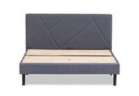 FRAZIER - Dark Grey Queen Bed FRAZIER