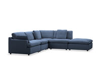 SUNNI FABRIC - 5 Piece Lounge Setting SUNNI FABRIC