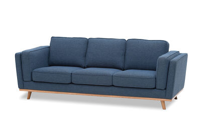 LORAS - Fabric 3 Seater Sofa