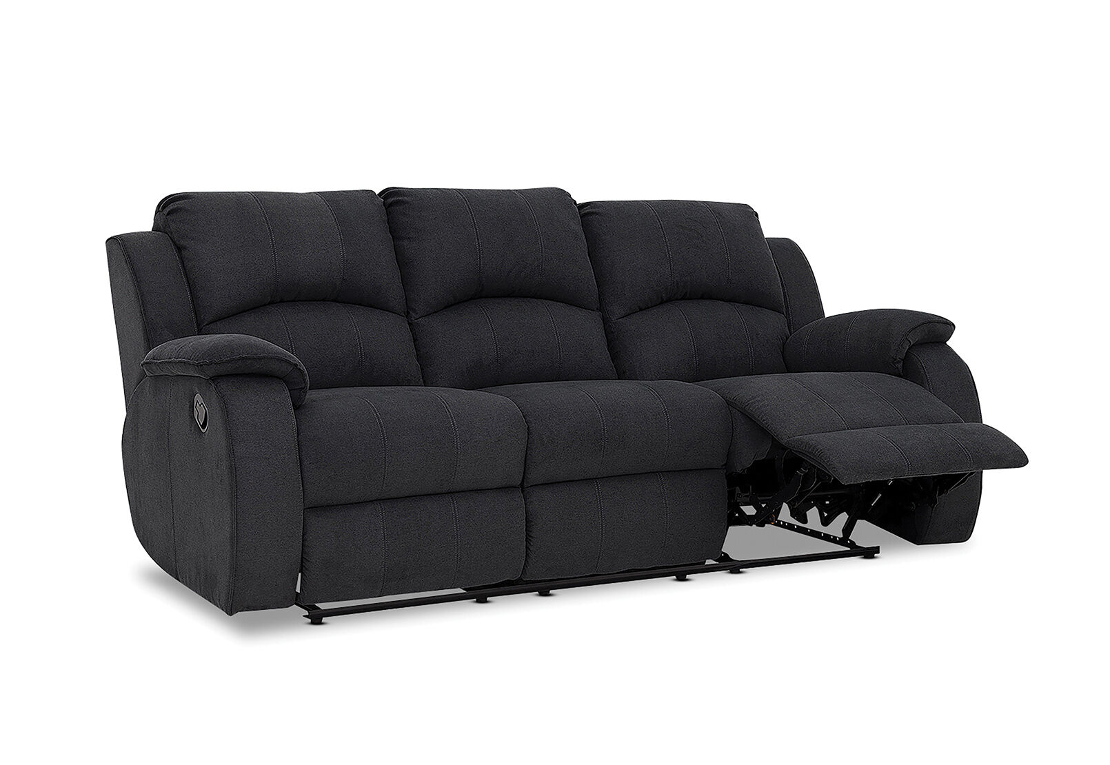 Three seater recliner shop couch