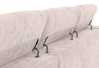 DARIO FABRIC - 3 Seater RHF Chaise DARIO FABRIC