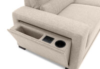 ELISEO FABRIC - 4 Seater Wedge Sofa ELISEO FABRIC
